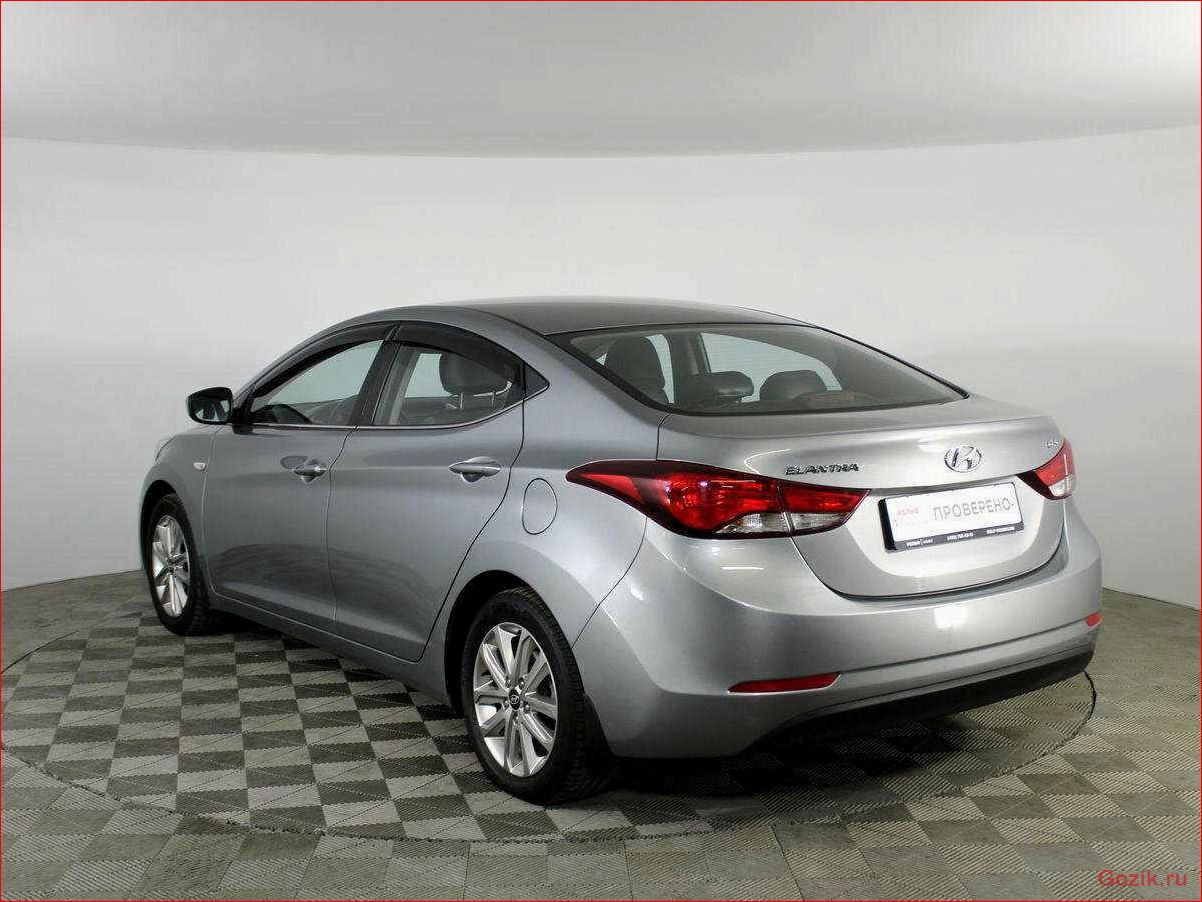 Седан Hyundai Elantra 2014-го модельного года седан, hyundai, elantra, 2014-го, модельного