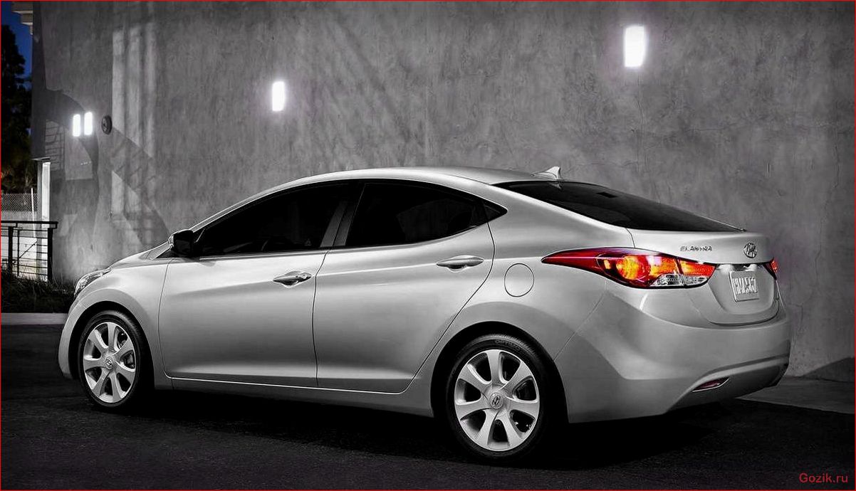 Седан Hyundai Elantra 2014-го модельного года седан, hyundai, elantra, 2014-го, модельного