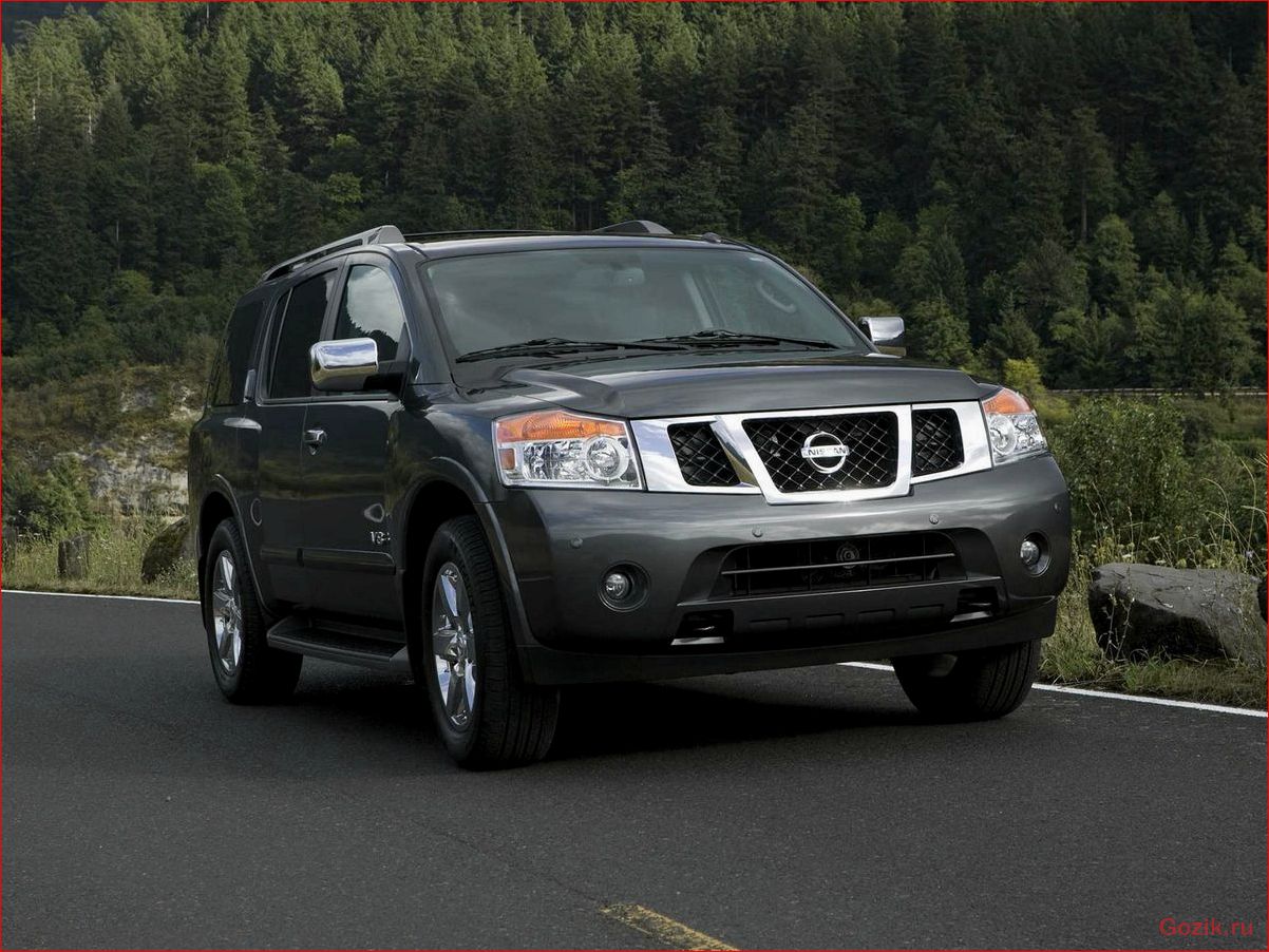 внедорожник, nissan, armada, особенности, модели