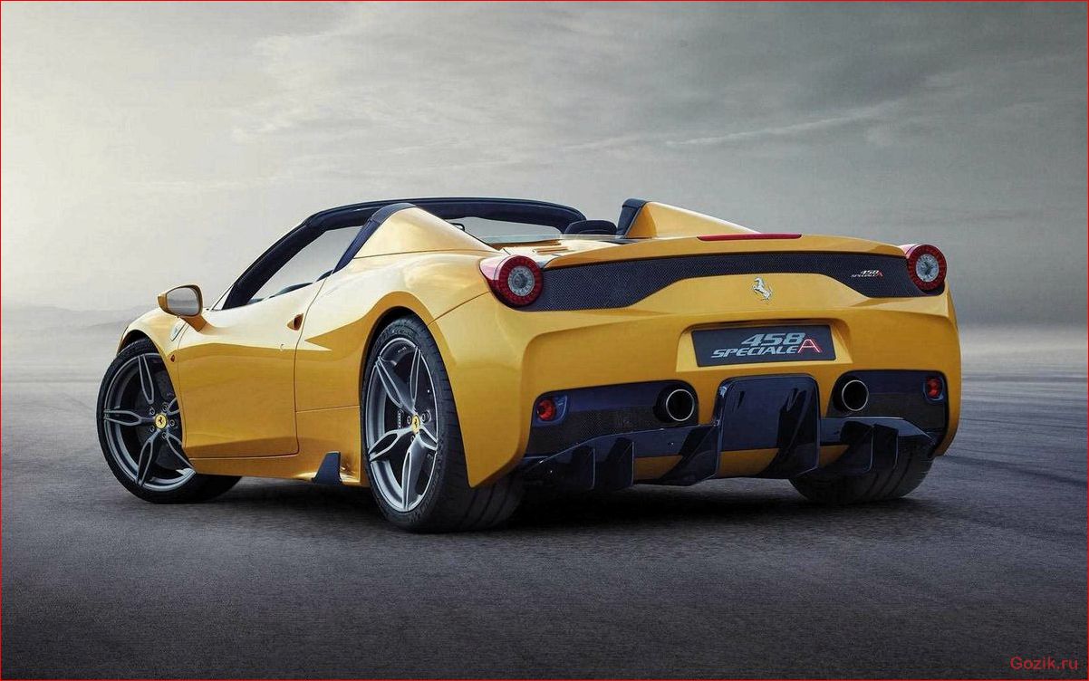 Кабриолет Ferrari 458 Speciale Aperta кабриолет, ferrari, speciale, aperta