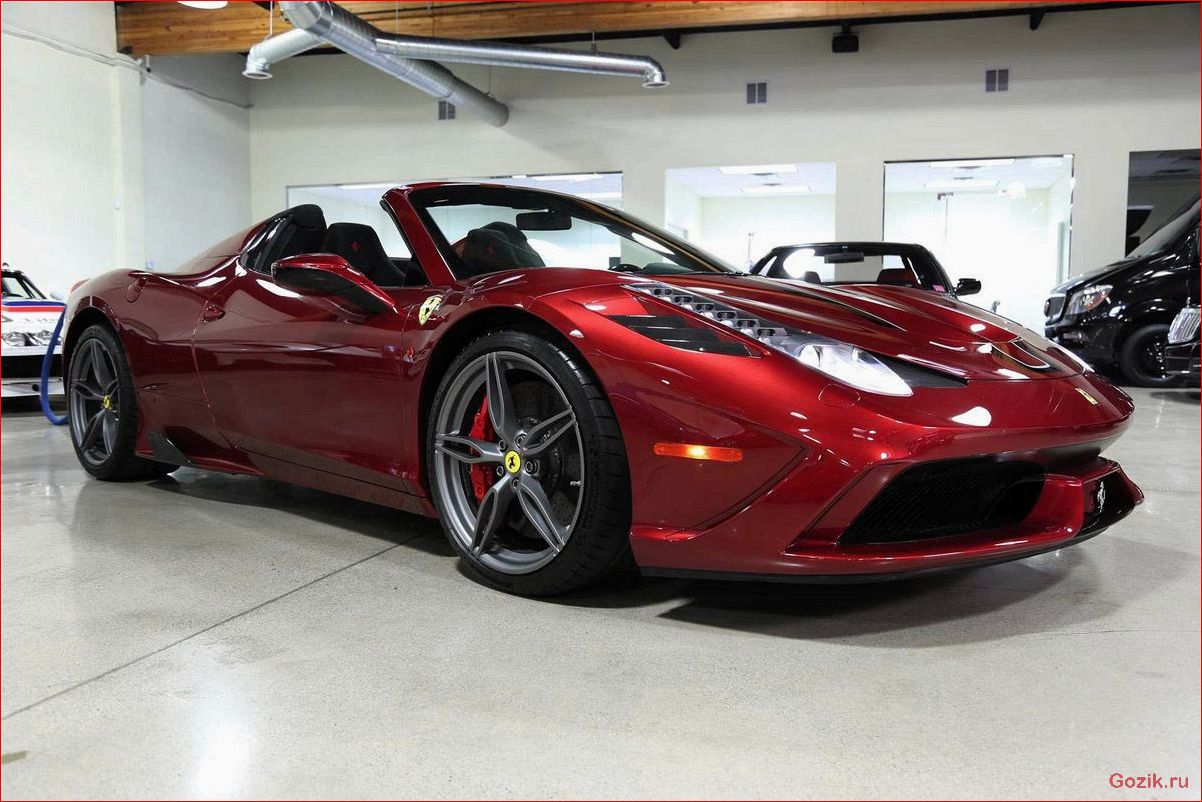 Кабриолет Ferrari 458 Speciale Aperta кабриолет, ferrari, speciale, aperta