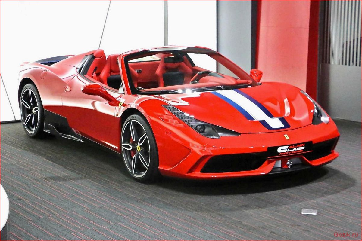 Кабриолет Ferrari 458 Speciale Aperta кабриолет, ferrari, speciale, aperta
