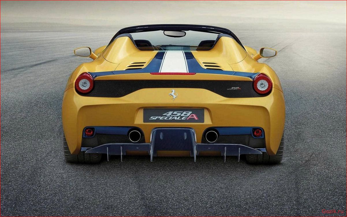 Кабриолет Ferrari 458 Speciale Aperta кабриолет, ferrari, speciale, aperta