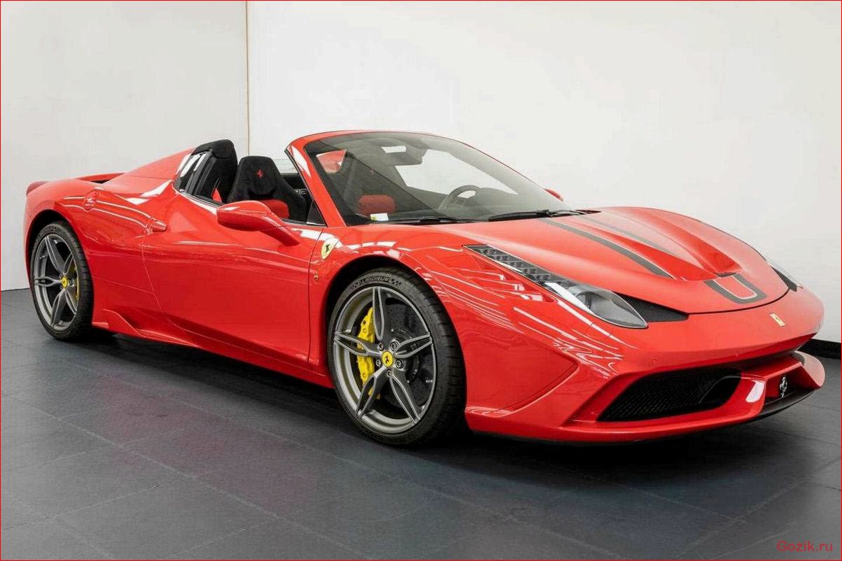 Кабриолет Ferrari 458 Speciale Aperta кабриолет, ferrari, speciale, aperta