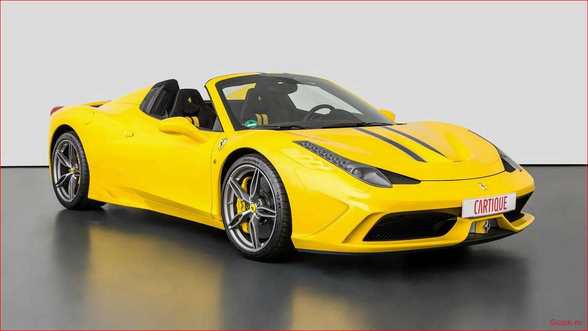 Кабриолет Ferrari 458 Speciale Aperta кабриолет, ferrari, speciale, aperta