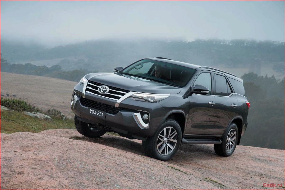 Внедорожник Toyota Fortuner 2015: технические характеристики, обзор, отзывы. внедорожник, toyota, fortuner, 2015, технические