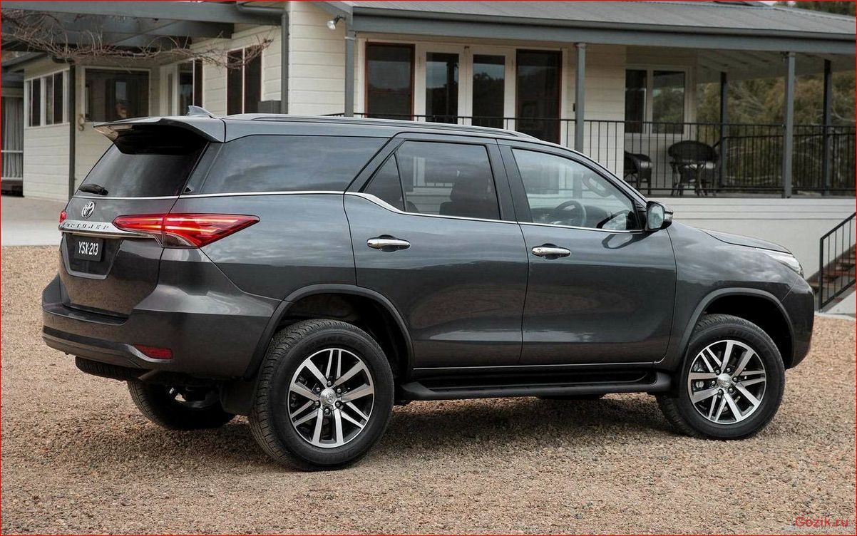 Внедорожник Toyota Fortuner 2015: технические характеристики, обзор, отзывы. внедорожник, toyota, fortuner, 2015, технические