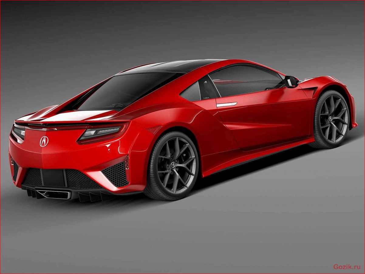 Купе Acura NSX 2016: технические характеристики, обзор, цена купе, acura, 2016, технические, характеристики