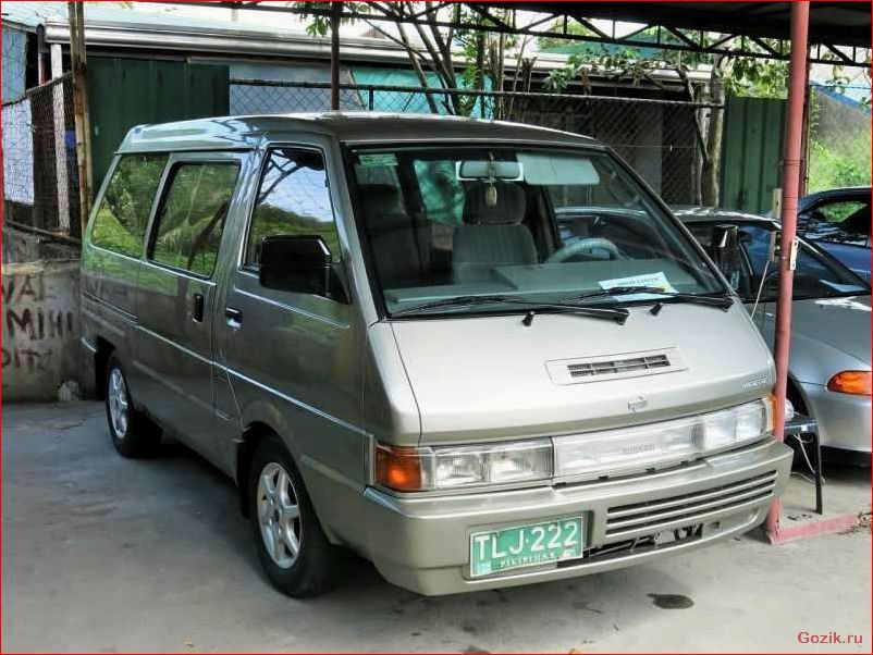 nissan, vanette, технические, характеристики, модели