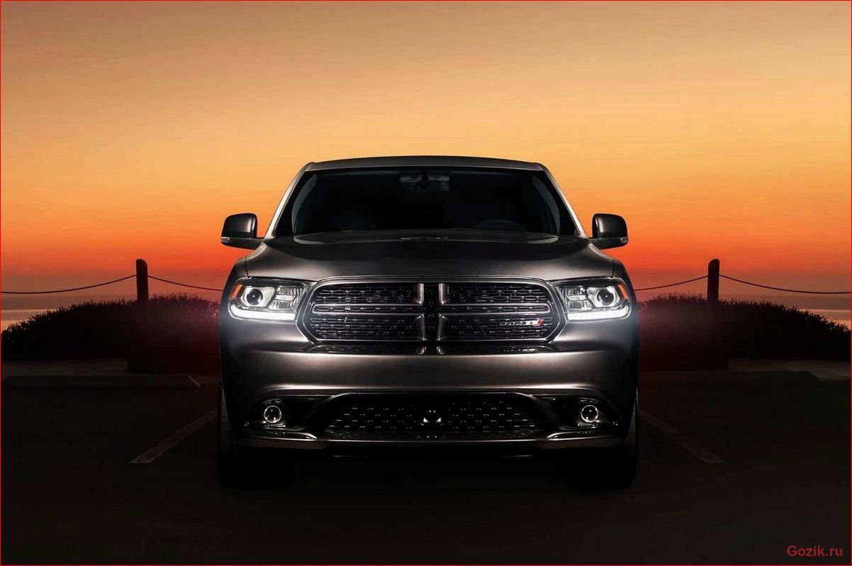 обновлённый, dodge, durango, показан, нью-йорке