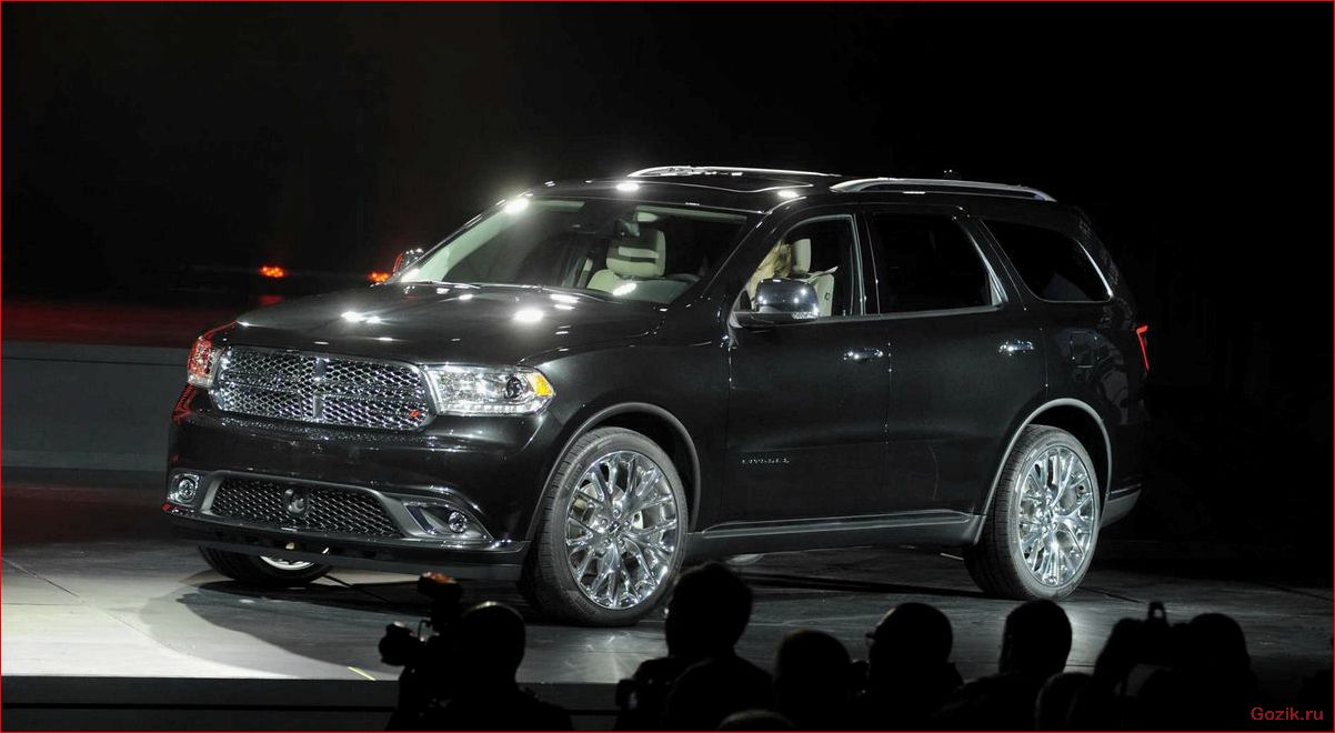 обновлённый, dodge, durango, показан, нью-йорке