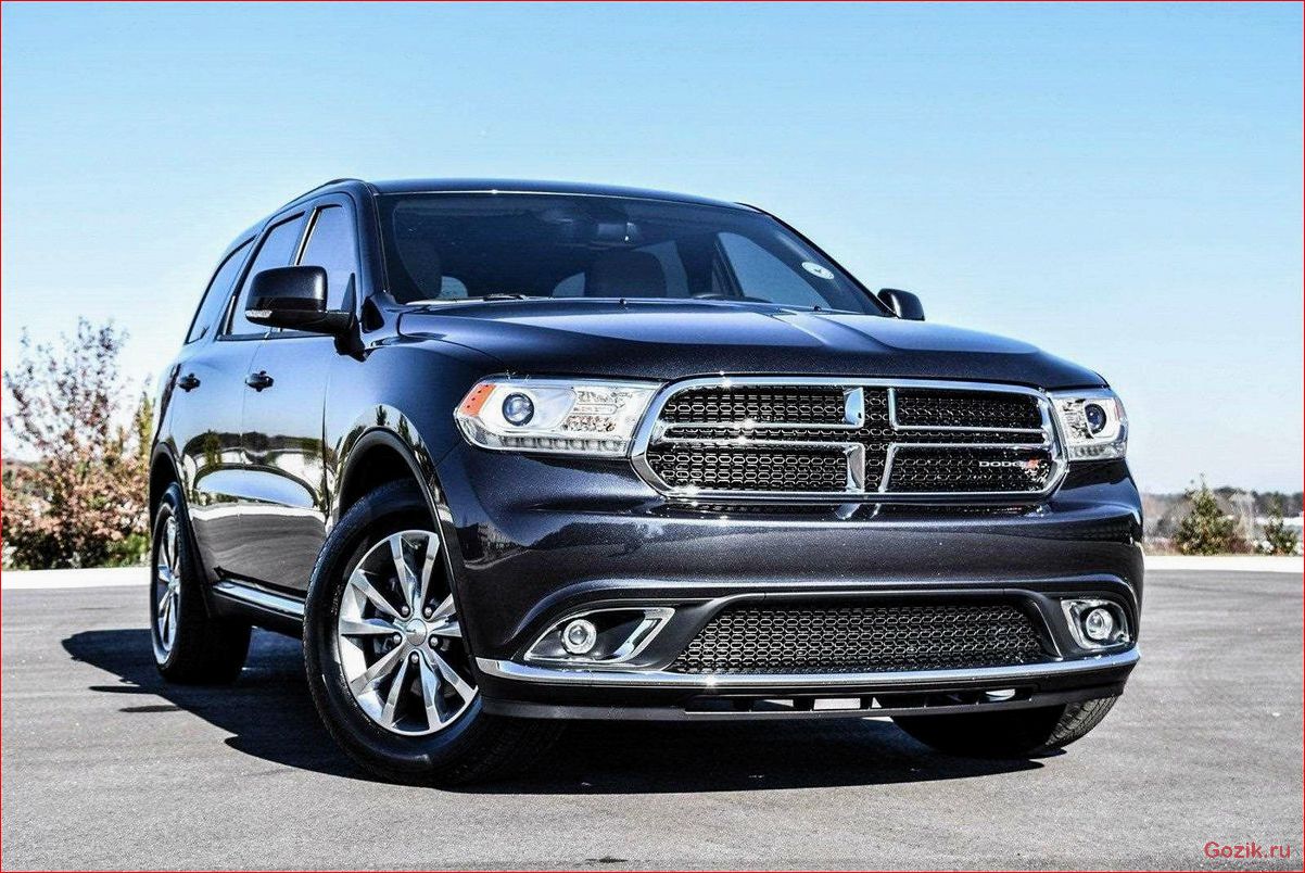 обновлённый, dodge, durango, показан, нью-йорке