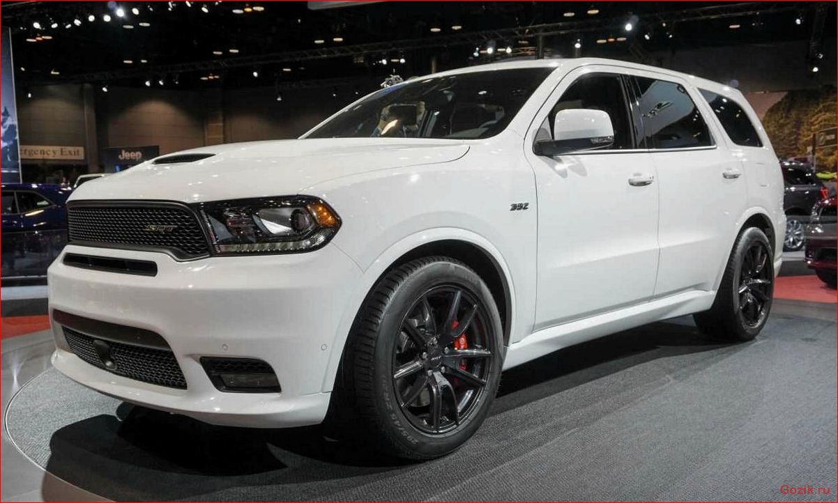 обновлённый, dodge, durango, показан, нью-йорке