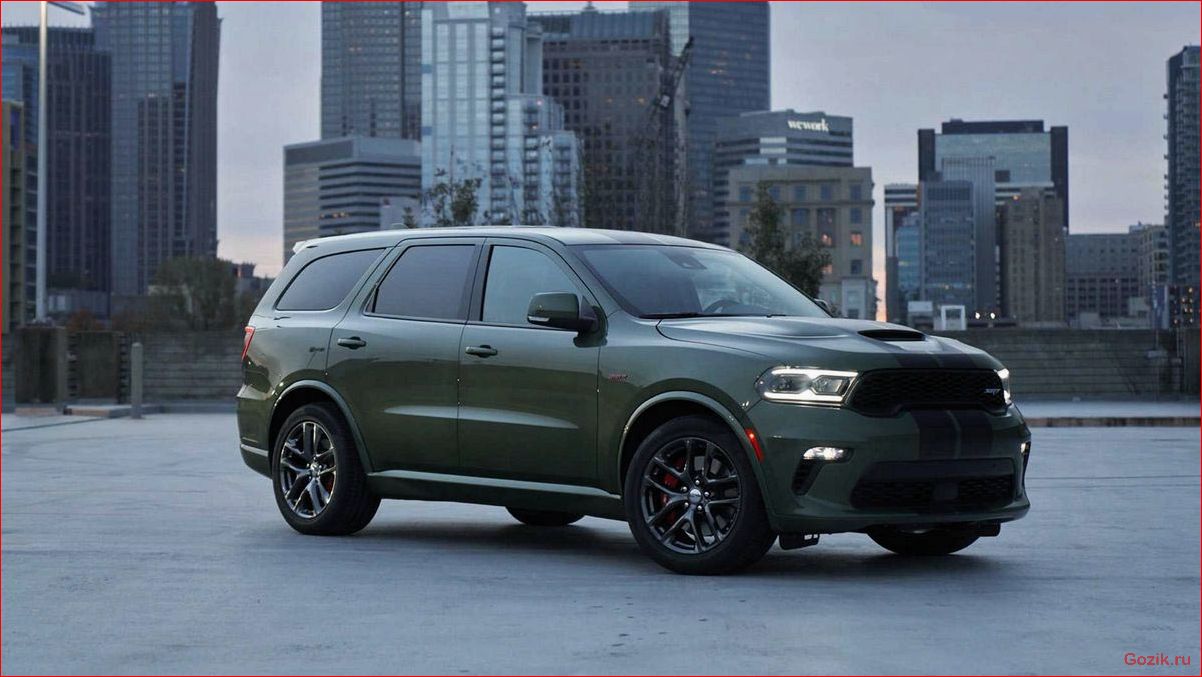 обновлённый, dodge, durango, показан, нью-йорке