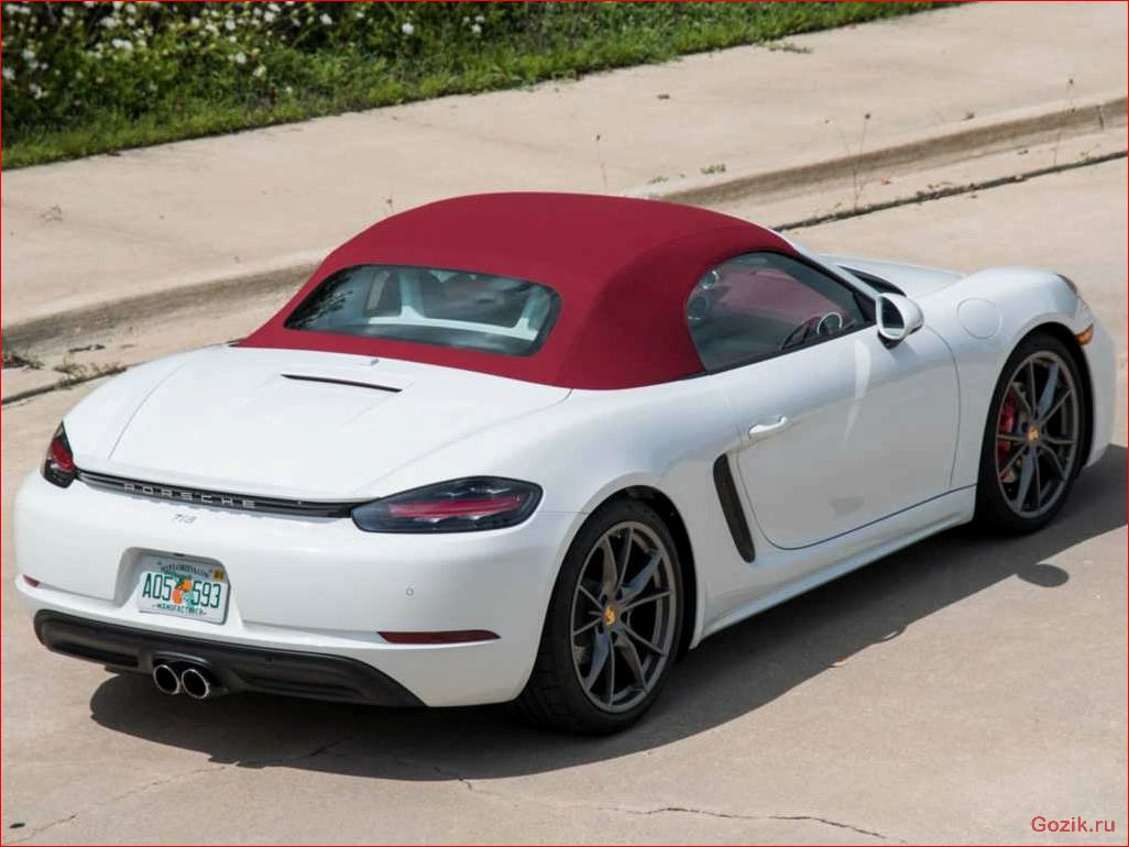 Обзор нового родстера Porsche 718 Boxster S 2017: характеристики, дизайн и особенности обзор, нового, родстера, porsche, boxster