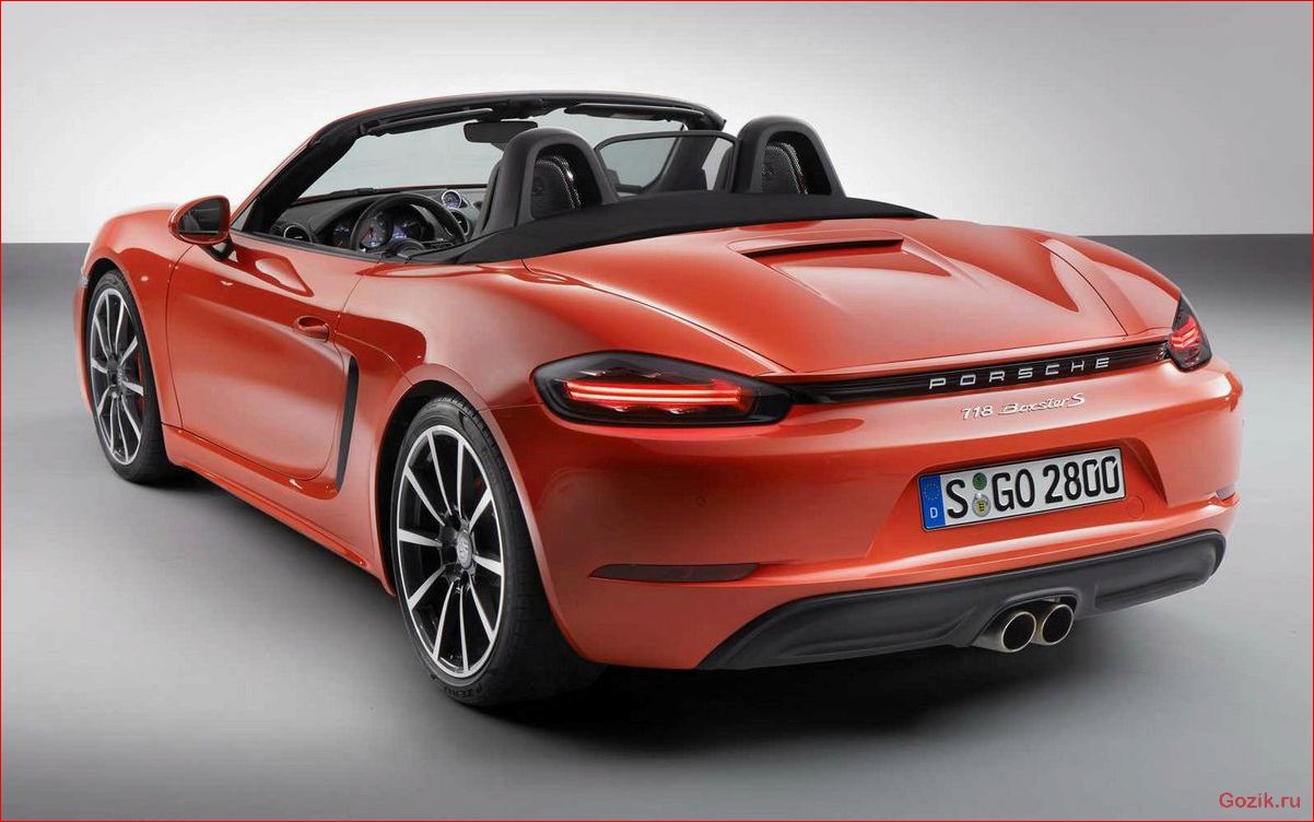 Обзор нового родстера Porsche 718 Boxster S 2017: характеристики, дизайн и особенности обзор, нового, родстера, porsche, boxster