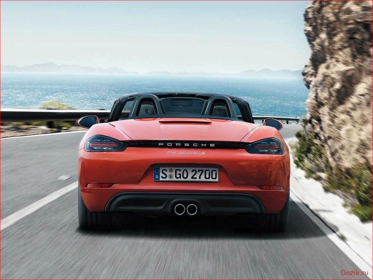 Обзор нового родстера Porsche 718 Boxster S 2017: характеристики, дизайн и особенности обзор, нового, родстера, porsche, boxster