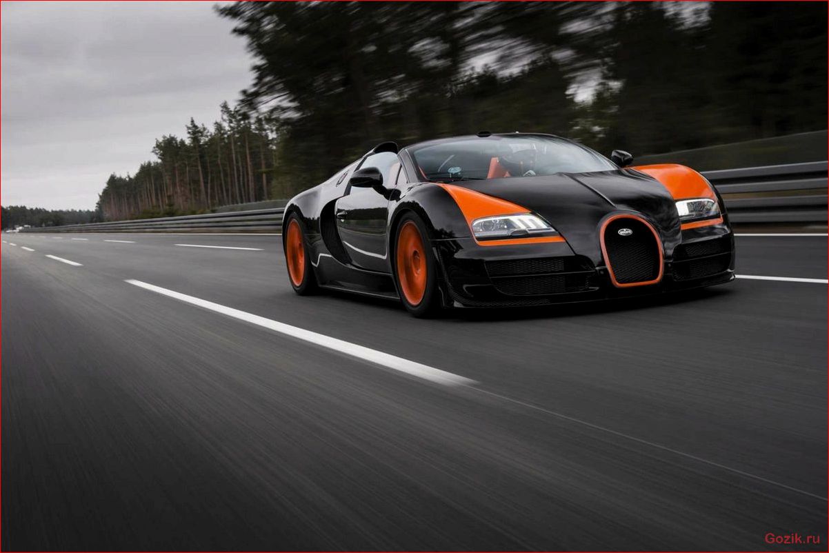 быстрый, автомобиль, bugatti, veyron