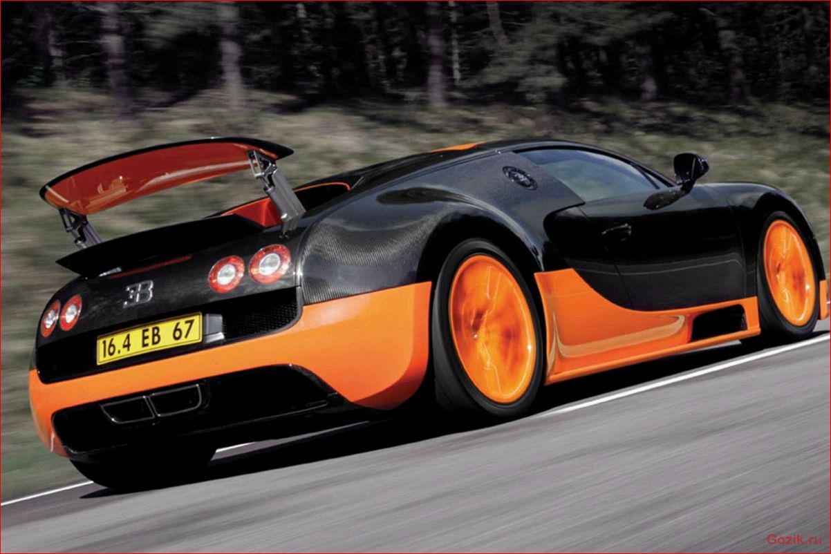 быстрый, автомобиль, bugatti, veyron