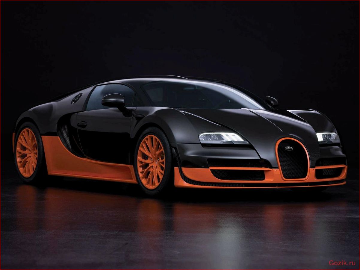 быстрый, автомобиль, bugatti, veyron