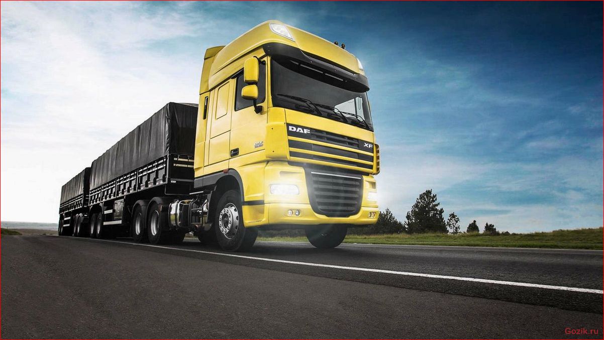 Современная грузовая техника для дальних перевозок: тягач DAF XF 105.460 современная, грузовая, техника, дальних, перевозок
