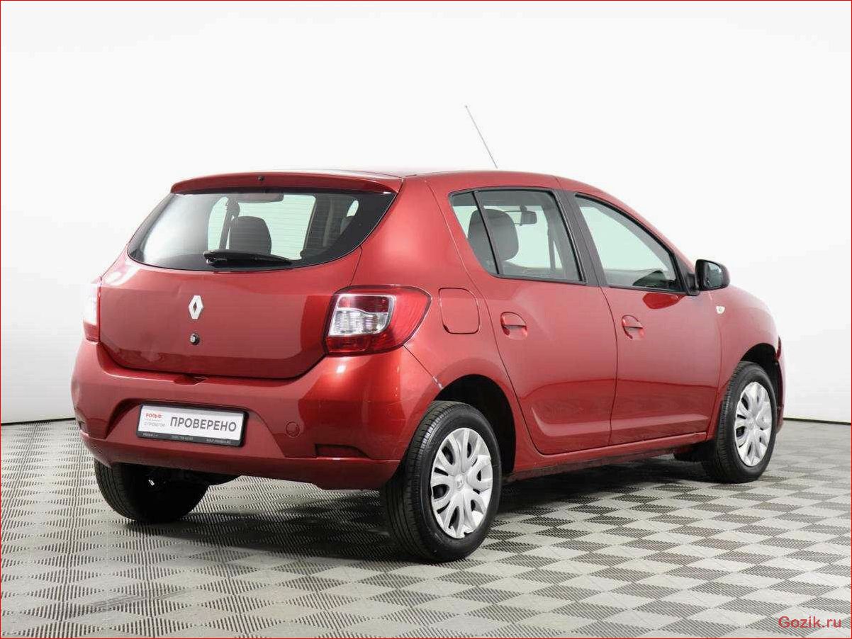 Хэтчбек Renault Sandero 2014 хэтчбек, renault, sandero, 2014