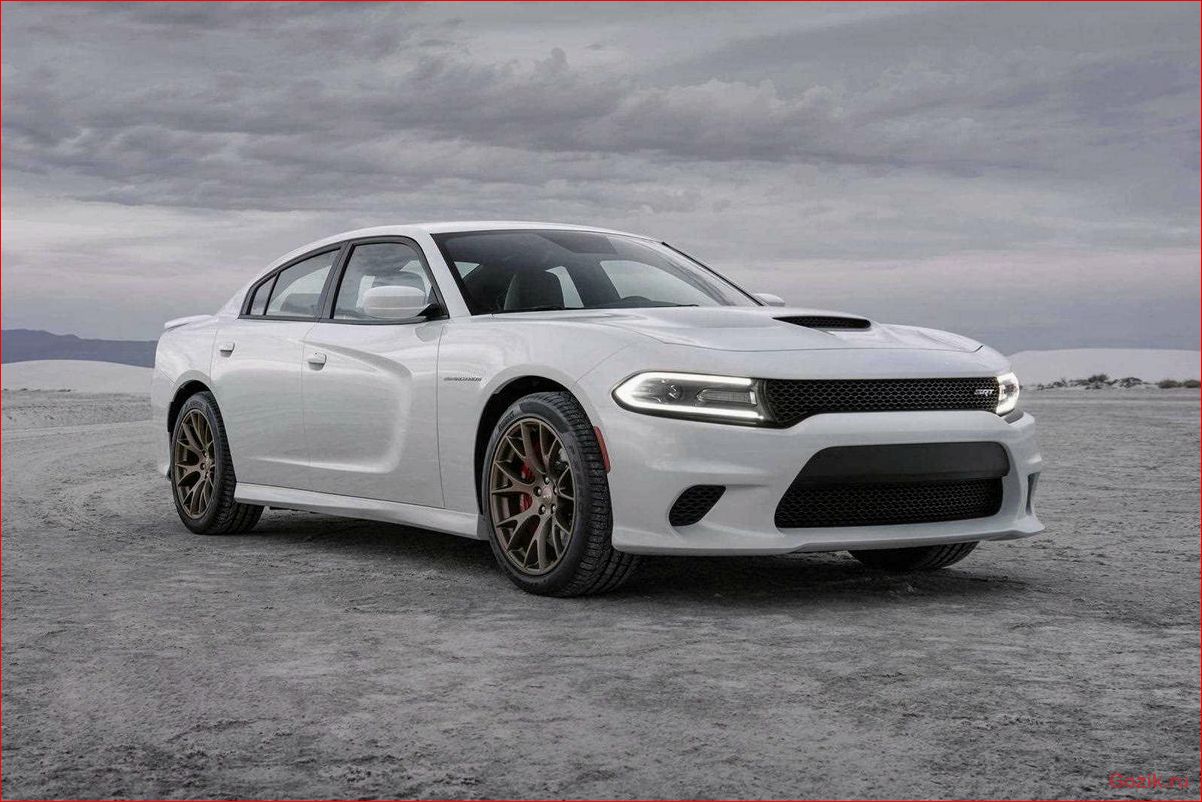 обзор, автомобиля, dodge, charger, hellcat