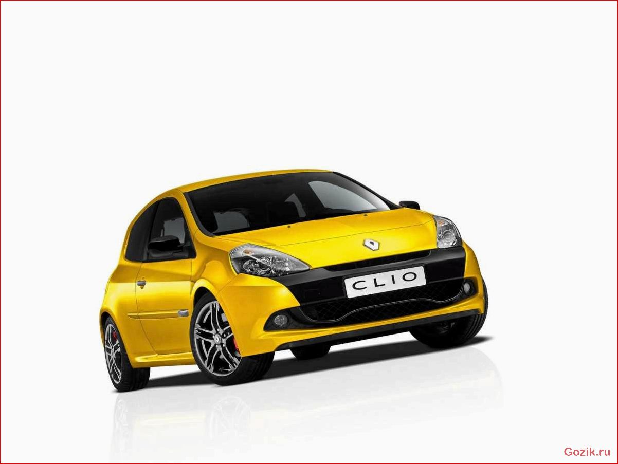 обзор, спортивного, хэтчбека, renault, clio