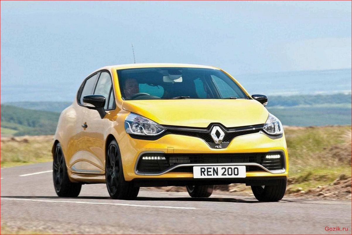 обзор, спортивного, хэтчбека, renault, clio