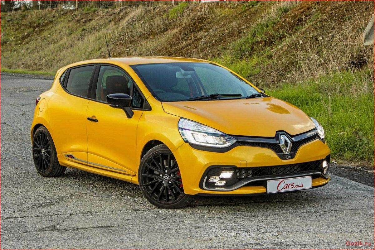 обзор, спортивного, хэтчбека, renault, clio