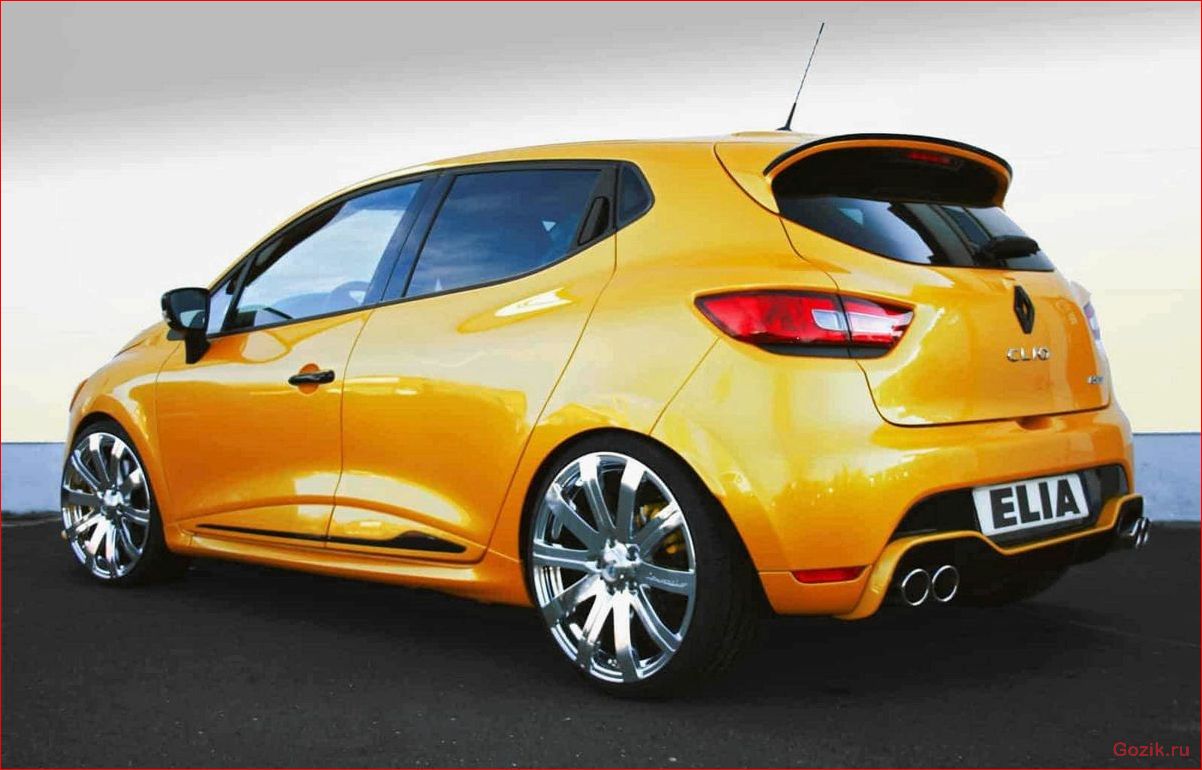 обзор, спортивного, хэтчбека, renault, clio