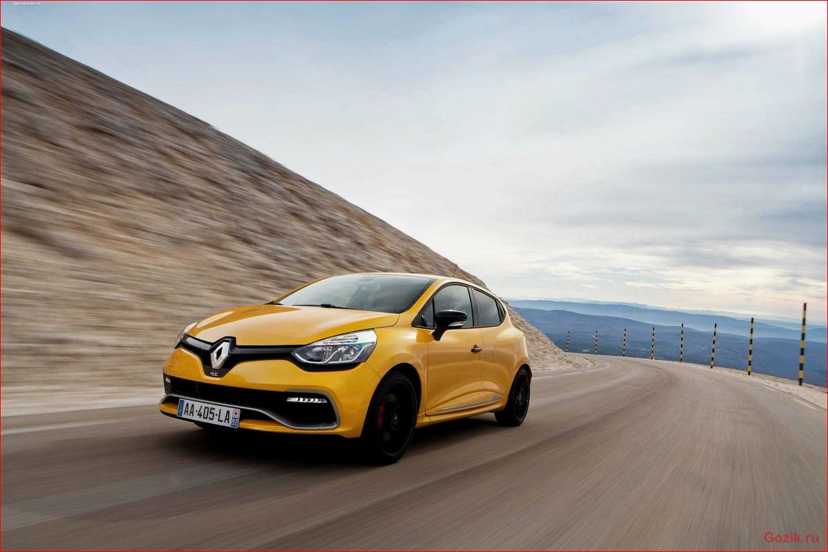 обзор, спортивного, хэтчбека, renault, clio