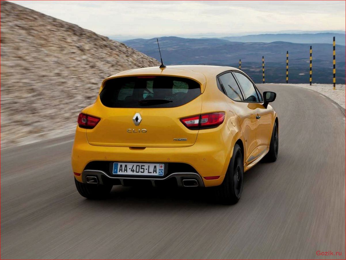 обзор, спортивного, хэтчбека, renault, clio
