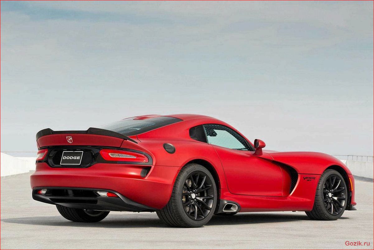 обзор, спортивного, автомобиля, chrysler, viper