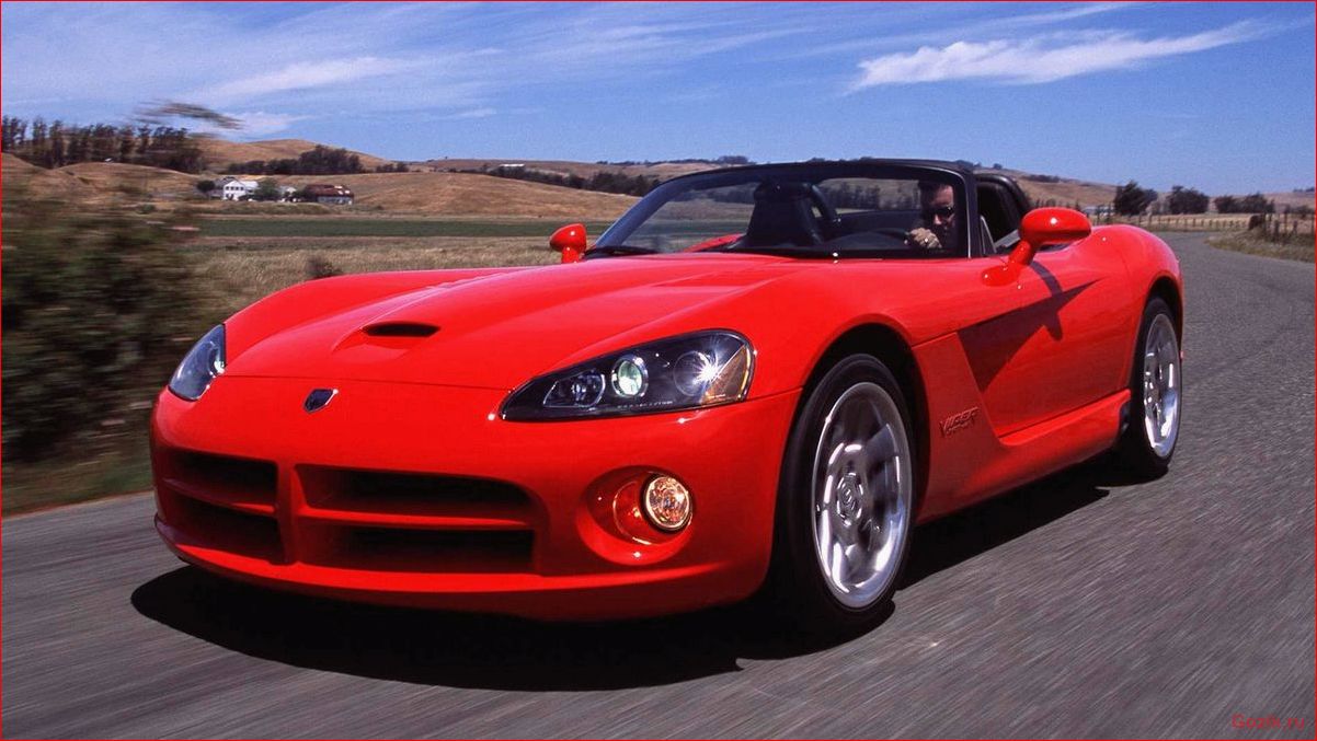 обзор, спортивного, автомобиля, chrysler, viper