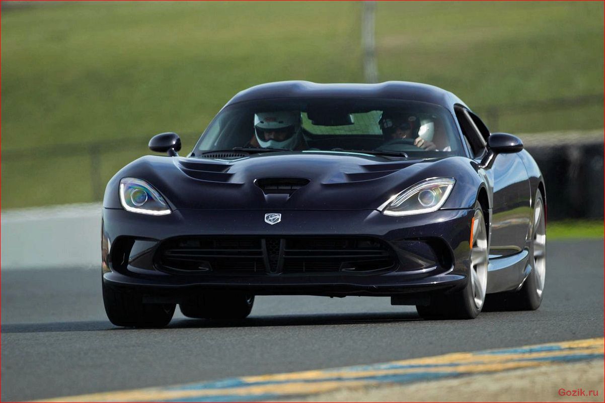 обзор, спортивного, автомобиля, chrysler, viper