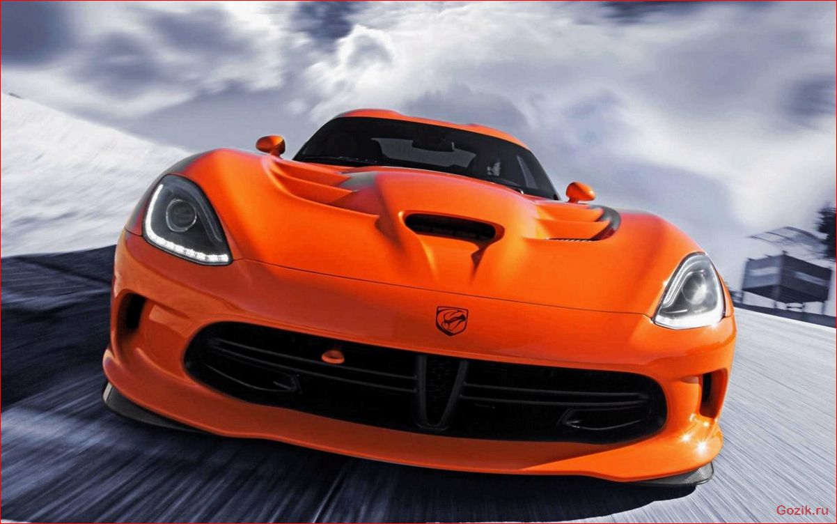 обзор, спортивного, автомобиля, chrysler, viper