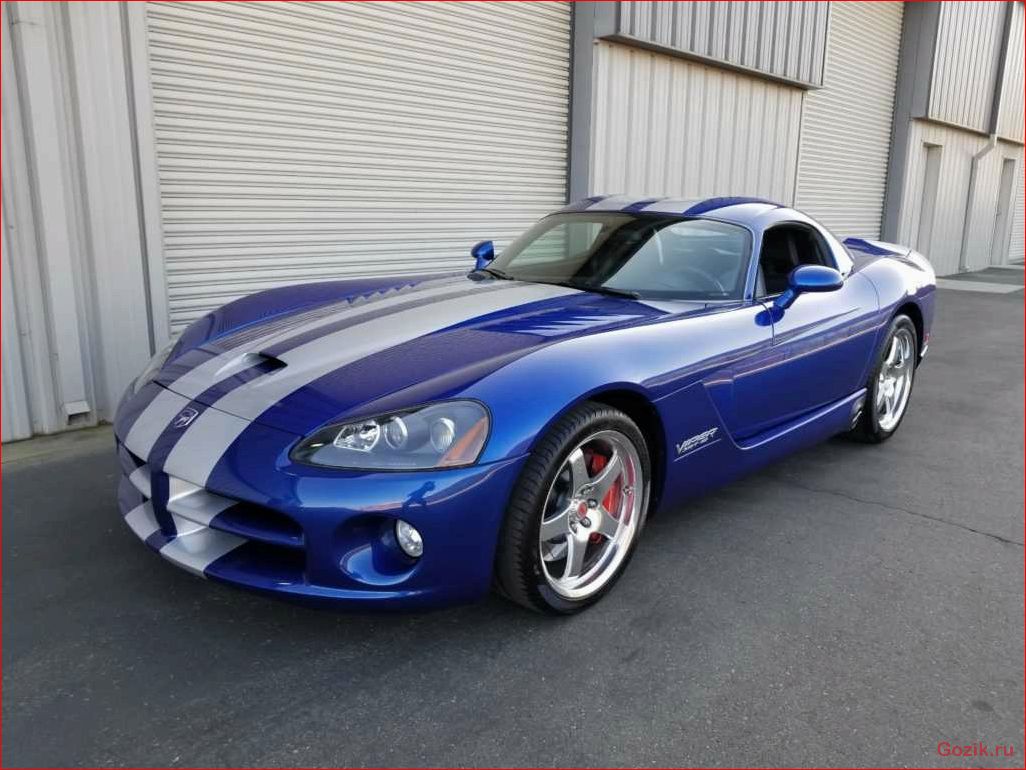 обзор, спортивного, автомобиля, chrysler, viper