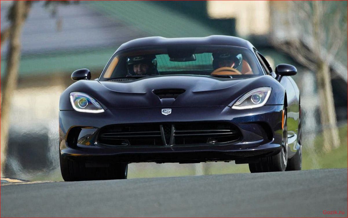 обзор, спортивного, автомобиля, chrysler, viper