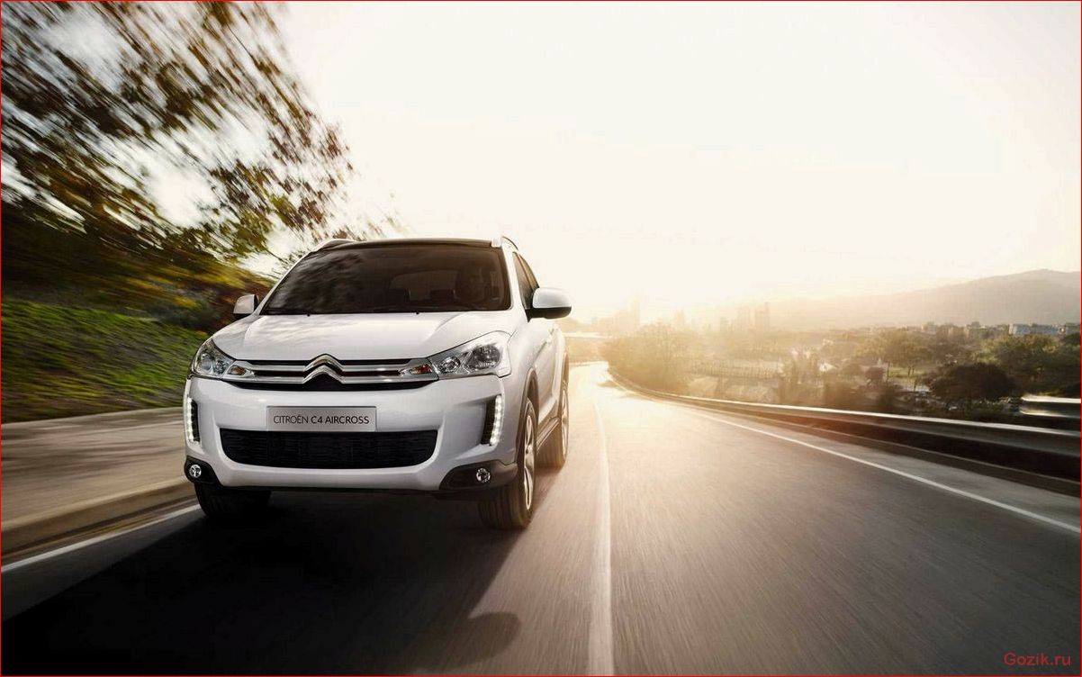 ознакомление, новым, кроссовером, citroen, aircross