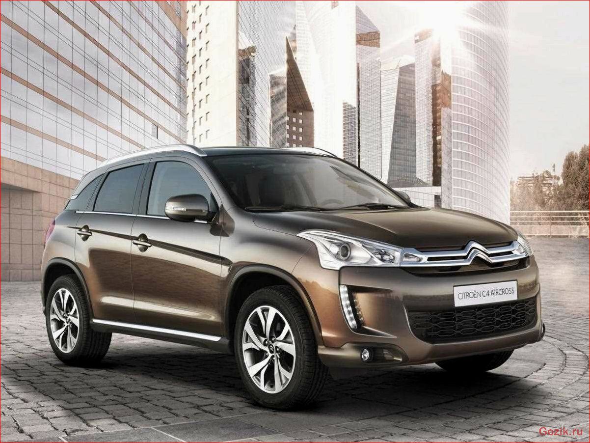 ознакомление, новым, кроссовером, citroen, aircross