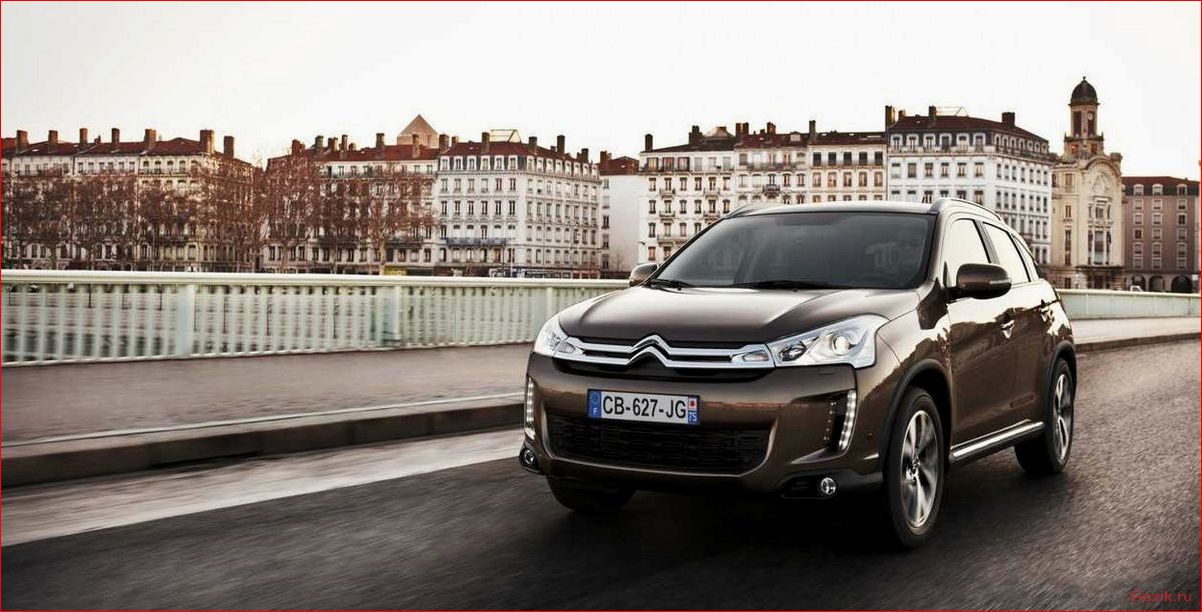 ознакомление, новым, кроссовером, citroen, aircross