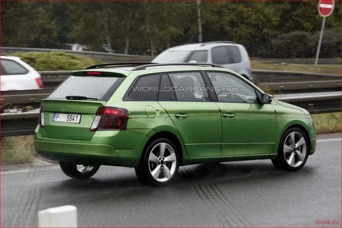 Универсал Skoda Fabia Combi 2015 универсал, skoda, fabia, combi, 2015