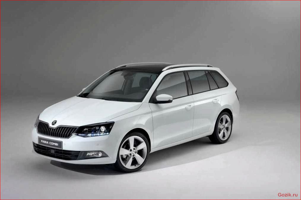Универсал Skoda Fabia Combi 2015 универсал, skoda, fabia, combi, 2015