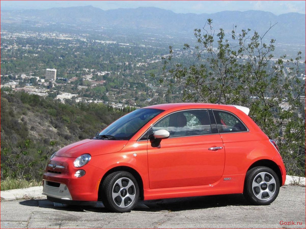 электрический, хэтчбек, fiat, 500e, 2012-2013