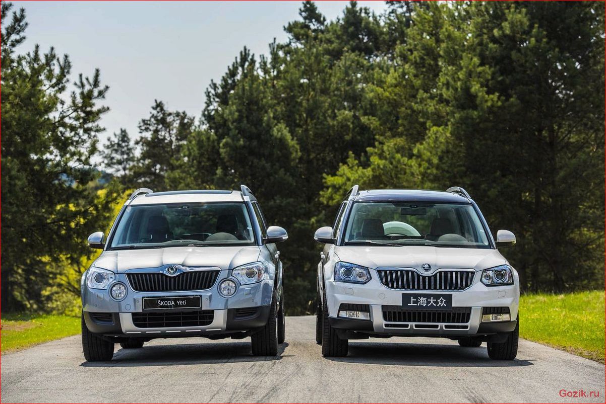 чешский, кроссовер, skoda, yeti, первого