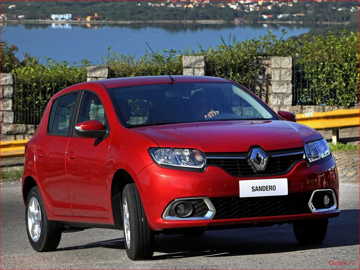 хэтчбек, dacia, sandero, второго, поколения