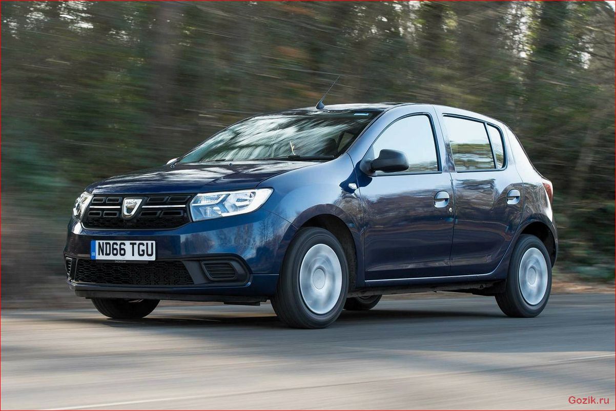 хэтчбек, dacia, sandero, второго, поколения